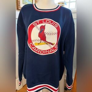 St. Louis Cardinals Navy Blue Sweater